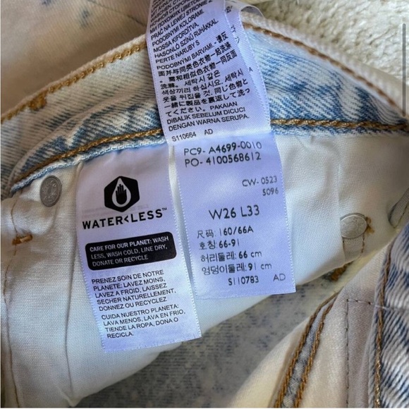 NWOT 501 Levi's Classic '81 Women Jeans Size 26/33 100% Cotton - Picture 8 of 13